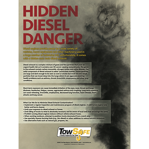 Hidden Diesel Danger Poster