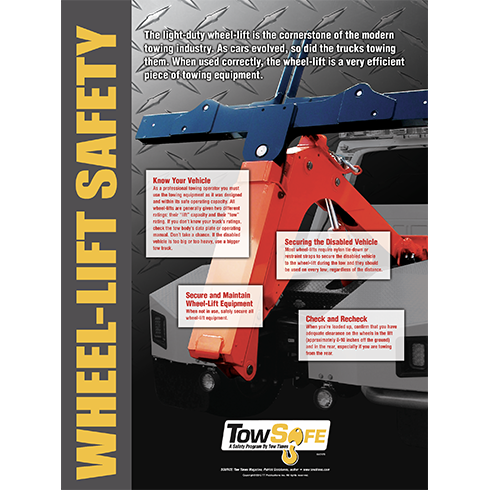 Wheel Lift Safety Poster