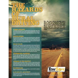 Hazards of Rural Driving poster