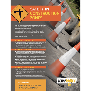 Safety in Construction Zones Poster